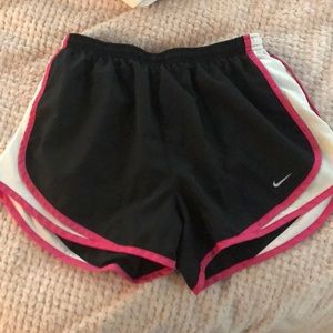 NIKE TEMPO RUNNING SHORTS PINK/WHITE/BLACK